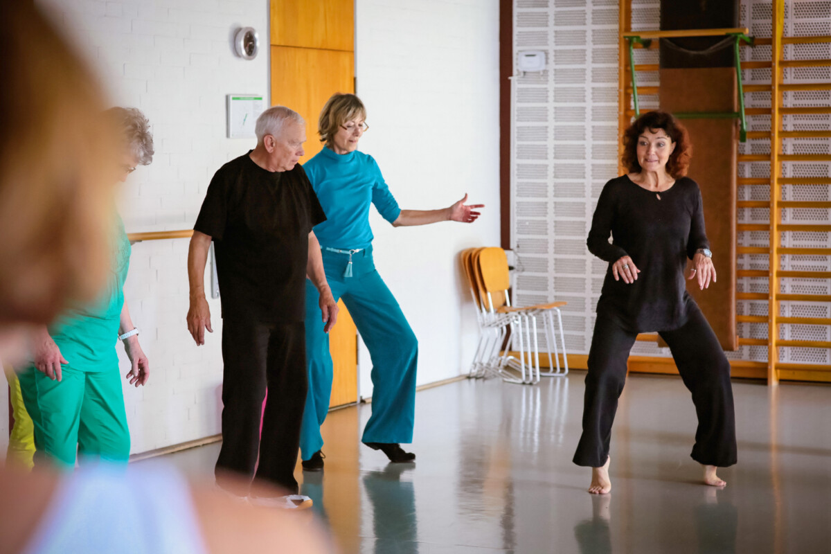 Tanzworkshop mit Älteren beim Aktionstag Kultur & Alter 2014