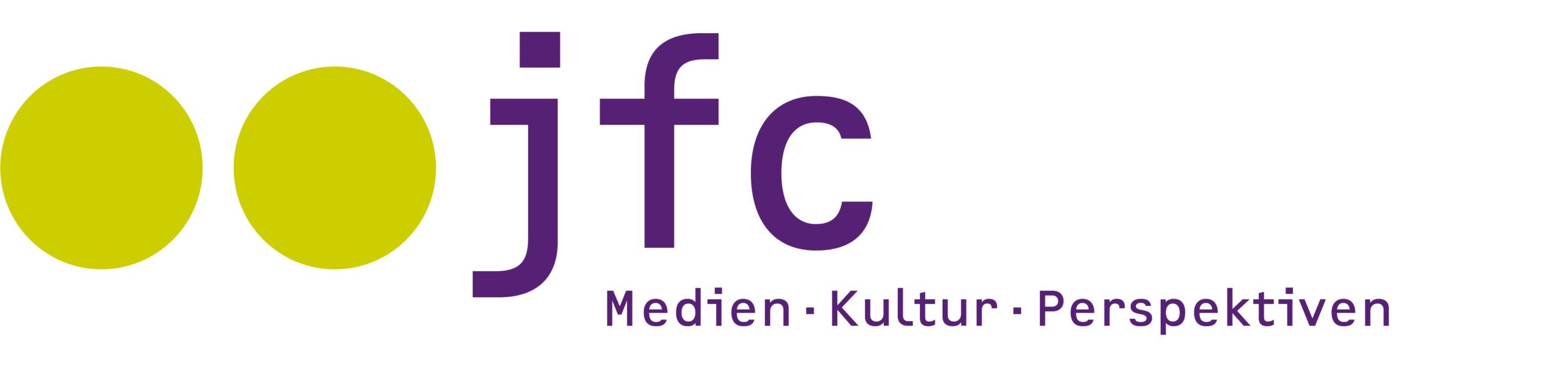 Logo des jfc Medienzentrums mit der Unterzeile "Medien · Kultur · Perspektiven"